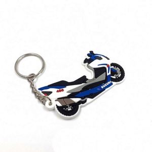 Hot Selling Custom 2D Pvc Keychain Silicone <b>Key</b> <b>Chain</b> Promotional Soft <b>Rubber</b> Keyring - Product Image 6