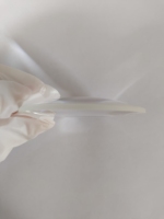 Lentille biconvexe H-ZK11 de haute précision de 68 mm en verre optique revêtu pour objectif de projecteur LCD simple