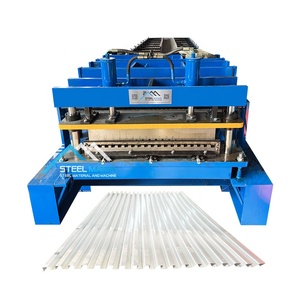 Professional Production High Quality Full Automatic <b>Metal</b> Wall <b>Panel</b> Steel Roll Forming Machine - Product Image 1