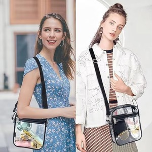กระเป๋าใสสะพายข้างแบบใส ตัวอย่างฟรี  กระเป๋าใสสำหรับเข้าสนามกีฬา คอนเสิร์ต กิจกรรมกีฬา และงานเทศกาล - Product Image 2