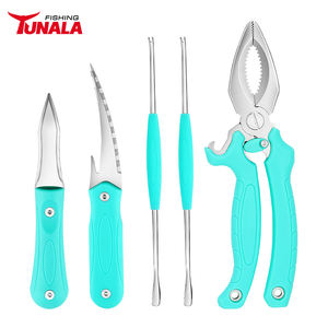 Il Set di strumenti per frutti di mare Premium include 1 granchio aragosta Cracker 1 coltello Sharimp 1 coltello per ostriche scelte per frutti di mare con manico in PP - Product Image 6