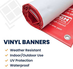 Banners Colgantes <span class=keywords><strong>de</strong></span> Vinilo Impresos Digitalmente Personalizados, Ecológicos, Reutilizables y Plegables <span class=keywords><strong>para</strong></span> Publicidad <span class=keywords><strong>de</strong></span> Negocios, Eventos Deportivos y <span class=keywords><strong>Seguros</strong></span> - Product Image 1