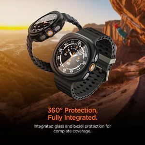 เคสนาฬิกาแบบกำหนดเองราคาโรงงานสำหรับ Samsung Watch Ultra 2 47 มม. พร้อมฟิล์มกันรอยสองชั้นในตัว สำหรับ Ultra 2 - Product Image 4