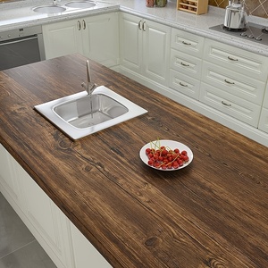 <span class=keywords><strong>Papel</strong></span> <span class=keywords><strong>Tapiz</strong></span> Autoadhesivo Removible, Compatible con Gabinetes de Madera, Refrigeradores, Película de Vinilo con Diseño de Grano Marrón <span class=keywords><strong>para</strong></span> Electrodomésticos de Cocina - Product Image 4