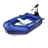 Yacht sportif électrique haute vitesse, monoplace, léger, en PVC durable, radeau gonflable pliable, bateau de sauvetage d'urgence stable