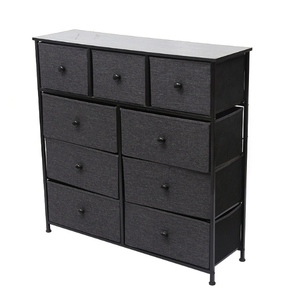 Household Multifunctional Non-woven 9 <b>Drawer</b> Clothes <b>Storage</b> Cabinet Dresser Fabric Closet Organizer - Product Image 1
