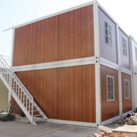 Maisons conteneurs préfabriquées en acier sur mesure, design ferme, démontables, en acier galvanisé à chaud, à faible coût, pour bureaux, hôtels et villas