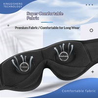 Nouveau masque oculaire Bluetooth 60 avec casque stéréo sans fil, design respirant, protection oculaire, ombrage, personnalisation du logo disponible, modèle