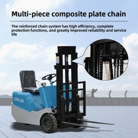 Chariot élévateur électrique compact CPD-08 de 0,8 tonne à trois points, nouveau transpalette de manutention de petites charges