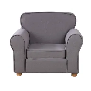 उच्च गुणवत्ता वाले लकड़ी के फ्रेम सॉफ्ट कवर सस्ते मिनी किड्स सोफा, लिविंग रूम बेडरूम फोम कुर्सी के लिए बच्चों की कुर्सी