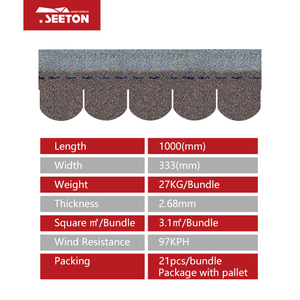डामर शींगल्स मछली स्केल बंटे डाक्ज़िगल छत टाइल लिफ्टर ग्राहक सेवानिवृत्ति - Product Image 2