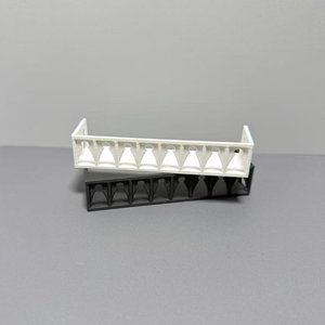Accesorios de decoración para casa de muñecas, estantes de pared de estilo europeo, balcón gótico, adornos de escena en <span class=keywords><strong>miniatura</strong></span> para bricolaje - Product Image 2