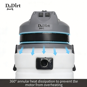 Aspiradora Industrial Portátil de 1000W con Tanque de Plástico Resistente a Ácidos y Álcalis, de 15L - Product Image 4