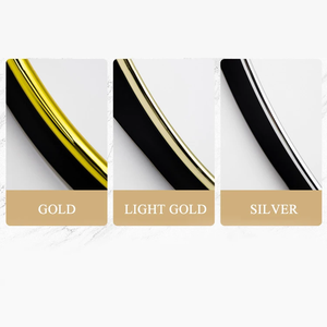 شريط حواف زخرفي من الكروم والبي في سي للأثاث، شريط حواف على شكل حرف P للأريكة، شريط حواف زخرفي ذهبي من البي في سي - Product Image 6