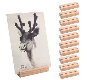 Wooden Rectangle Painted Freestanding Multifunction Modern <b>Table</b> <b>Number</b> Placecard <b>Holders</b> for <b>Wedding</b> and Home Decor - Product Image 1