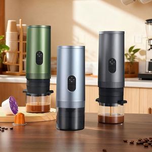 20bar <b>Mini</b> Portable Coffee Maker Espresso Machine with <b>USB</b>,3 in 1 Car Coffee Maker Self-Heating ,Ground Coffee & Capsule(NS&DG) - Product Image 1