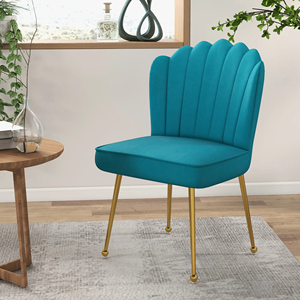 Home Dining Room Furniture Wholesale Restaurant <strong>Chairs</strong> Wing Occasional Sofa <strong>Chair</strong> <strong>Scallop</strong> Shell Dining <strong>Chair</strong> With Gold Metal Leg - Product Image 6