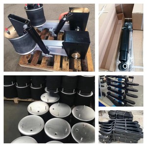 Pièces de suspension d'essieu de remorque de camion poids lourd : Kit de suspension de remorque de camion avec égaliseur à boulons en U et ressorts à lames - Product Image 4