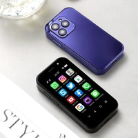 XS14 Pro 4G Mini Teléfono Móvil Android 9.0 con Face ID, OTG, 2 SIM, Pantalla de 3.0 Pulgadas, FM, WiFi, Teléfono Inteligente Portátil de Bolsillo