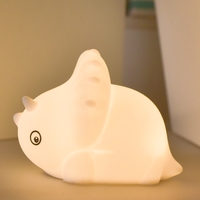 Lampes de chevet en silicone souple, lampes de nuit tactiles, éclairage LED USB, LED pour bébé, cadeaux kawaii, lampe de chevet LED mignonne