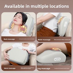 หมอนนวดอัจฉริยะ |   ผลิตภัณฑ์บรรเทาอาการปวดสำหรับไหล่ เอว และหลัง |   พกพาสะดวกสำหรับใช้ในบ้าน/สำนักงาน พร้อมฟังก์ชั่นนวด ความร้อน และตั้งเวลาควบคุม - Product Image 6