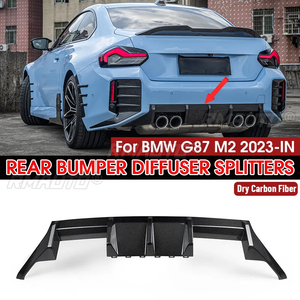 Dry Carbon Fiber OEM Style <b>Car</b> Rear Bumper Lip <b>Diffuser</b> Spoiler Side Splitters Apron <b>for</b> BMW G87 M2 2023-IN Rear <b>Diffuser</b> Lip - Product Image 1