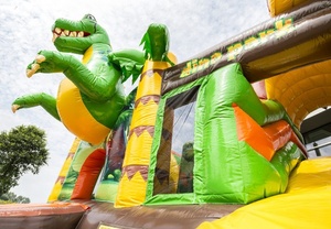 Château gonflable de dinosaure, trampoline gonflable pour enfants, en vente - Product Image 3