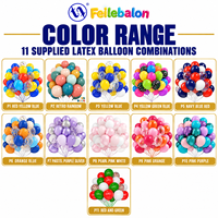 Ballons en latex bleu marine et rouge en gros, 12 pouces, 100 unités, CE/EN71/BSCI, OEM/ODM pour anniversaires, baby showers et fournitures de fête