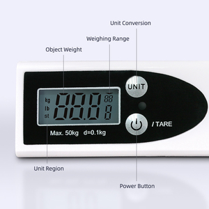 50kg du lịch xách tay quy mô điện tử kỹ thuật số treo hành lý trọng lượng quy mô cho vali - Product Image 4