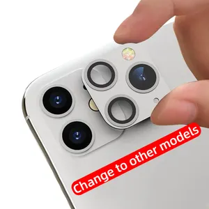 עדכן עדשת מצלמה לאייפון 11 שינוי שני 13 Pro 13Pro 13Promax מגן מסך אחורי סרט מדבקות כיסוי שונה
