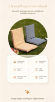 Chaise de camping pliable intégrée au sac à dos, légère, en aluminium, pour l'extérieur – Offre spéciale
