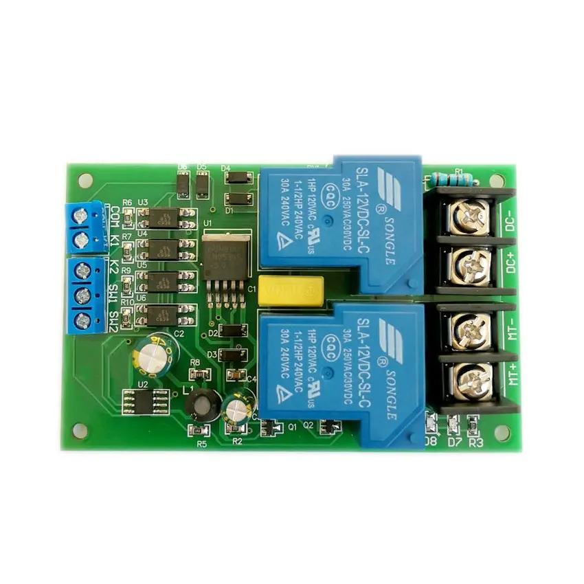 Taidacent 12V 24V DC Motor Switch Forward and Reverse Controller Circuit 30 40A Motor Drive with Limit Module Lift Control