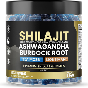 Bio Himalaya Shilajit Gummies Pure Shilajit Candy Vegan <span class=keywords><strong>Brain</strong></span> Booster Energie Ausdauer Unterstützung OEM Service - Product Image 1