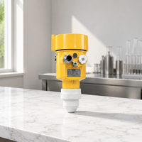 Transmetteur de niveau radar sans contact DWEL LSR 80 GHz, alliage d'aluminium anti-corrosion, capteur de niveau d'eau pour réservoir, 4-20 mA RS485, 0,5 %
