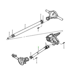 Arbre de transmission arrière 52099204AB 52105982AA pour Dodge Dakota Durango, pièce de rechange en acier - Product Image 4
