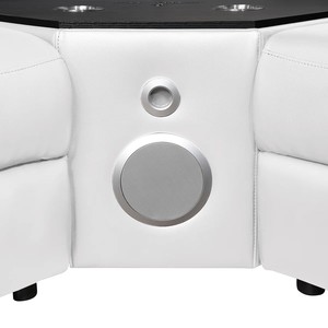 Divano Angolare Elettrico Reclinabile a L in Pelle, Divano da Teatro Estensibile con Tavolino Centrale <span class=keywords><strong>Moderno</strong></span> e Contenitore per <span class=keywords><strong>Soggiorno</strong></span>/<span class=keywords><strong>Appartamento</strong></span> - Product Image 5