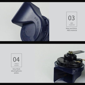 Bocina de Caracol para Automóvil de Dos Tonos, Eléctrica, de Calidad AA, Fabricada con Bobina de Cobre Puro y ABS - Product Image 3