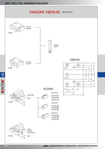 ที่ยึดเครื่องมือเหล็กสำหรับเครื่องกัด CNC เครื่องมือความแข็งสูง mazak Nexus - Product Image 3