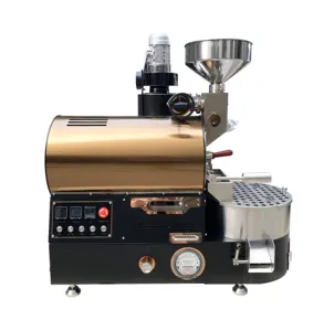 Machine à torréfier le café commerciale, 1kg, 2kg, tambour en acier inoxydable de haute qualité