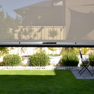 Sistema de Toldo Motorizado con Cremallera, Resistente a la Lluvia y al Viento, Persianas Exteriores para Patio, Balcón, Pérgola - Product Image 6
