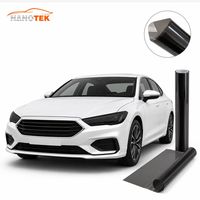 NANOTEK TPU Self Healing Smoke Black Headlight & Taillight Tint Wrap Film dengan Perlindungan UV/Inframerah untuk Dekorasi Bodi Otomotif