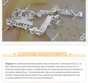Banana Chips Frying Production Line Manufacturing High Quality New Top Automatic Plantain <b>Fryer</b> Plantain Chips <b>Machine</b> - Product Image 5