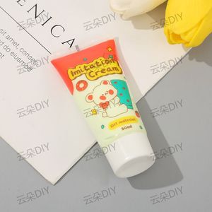 Coque de téléphone en plastique exquis, 50 ml, anti-gel, 33 couleurs, pour DIY, vente en gros, thème carton, jouet de beauté simple, fait main - Product Image 5