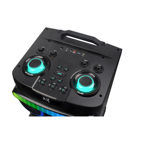 NDR-21280 Kép 12 "Công Suất Cao Theatre Đảng Màu Xanh Răng Âm Thanh Tháp Loa Với Pin Có Thể Sạc Lại Hộp Gỗ 100W - Product Image 5