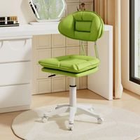 Chaise de salon de coiffure commerciale, tabouret de bar en V, tabouret en cuir avec roulettes, pivotant, réglable, design nordique, mobilier de salon