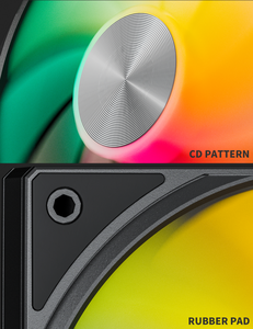 <span class=keywords><strong>UpHere</strong></span> DC12V ARGB Ventiladores de caja de PC 120mm <span class=keywords><strong>Ventilador</strong></span> de chasis de aire PWM 4PIN <span class=keywords><strong>Ventilador</strong></span> de rodamientos hidráulicos - Product Image 4