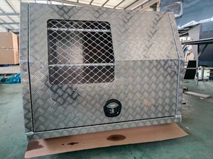 Toldo Portátil de Aluminio de 1200 mm, Impermeable, con Cierre de Seguridad, para Camioneta, con Capacidad de hasta 2000 L, 2 Compartimentos - Product Image 6