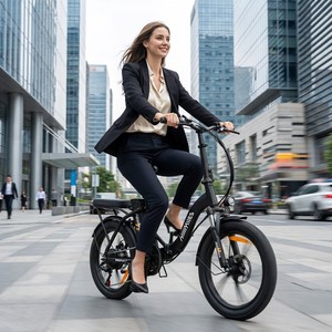 EU Stock HillMiles MilePort 1 Pliant <b>Portable</b> <b>Step</b>-Through Folding Electric Bike 36V 13Ah Hidden Battery E-Bike For Car Storage - Product Image 1