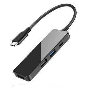 Multi Function Type <b>C</b> to <b>USB</b> 4 Port Multi Splitter <b>Adapter</b> 4 in 1 <b>USB</b> 3.0 HUB OTG Type-<b>C</b> HUB for Macbook Pro PC Computer - Product Image 1