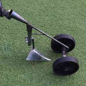 園芸用草取り道具 炭素鋼鍛造金属 農業用土掘り鍬 <span class=keywords><strong>2</strong></span>輪 3in1 手押し式耕運機 - Product Image 5